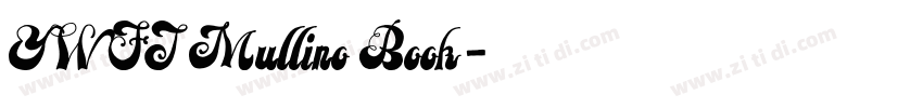 YWFT Mullino Book字体转换